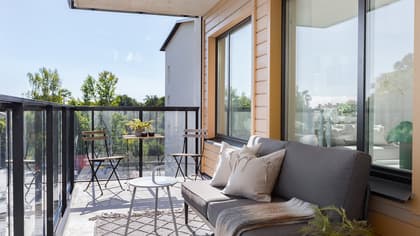 Balkong eller utsiktsbild