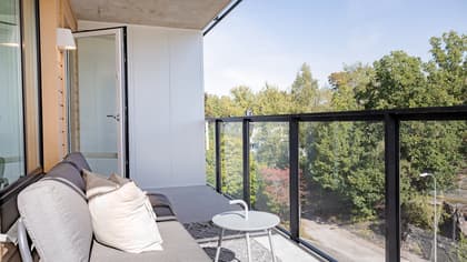 Balkong eller utsiktsbild