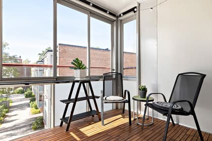 Balkong eller utsiktsbild