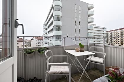 Balkong eller utsiktsbild