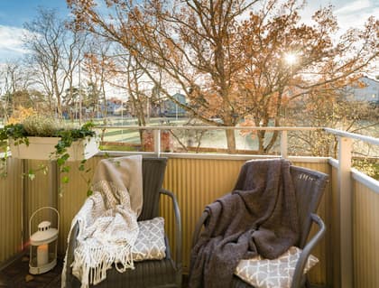 Balkong eller utsiktsbild