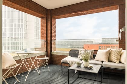 Balkong eller utsiktsbild