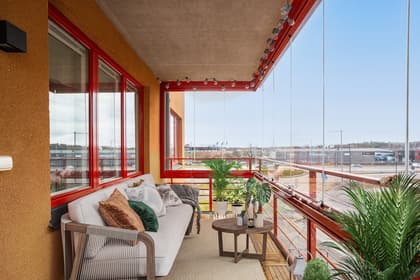 Balkong eller utsiktsbild