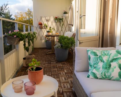 Balkong eller utsiktsbild