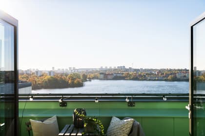 Balkong eller utsiktsbild