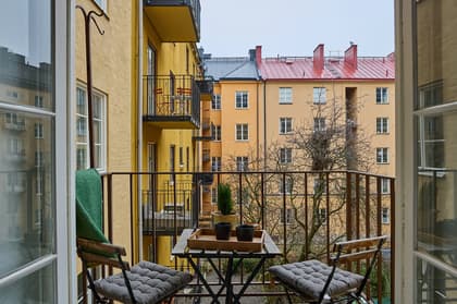 Balkong eller utsiktsbild