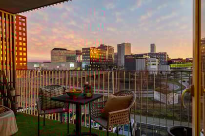 Balkong eller utsiktsbild