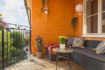 Balkong eller utsiktsbild