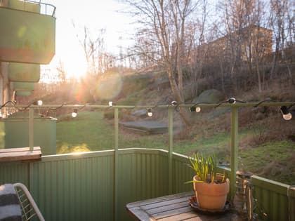 Balkong eller utsiktsbild