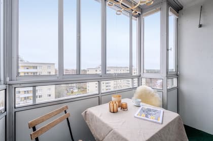 Balkong eller utsiktsbild