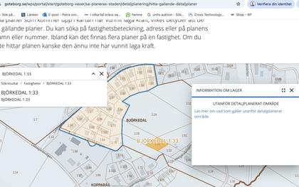Illustrerad karta över fastigheten eller området