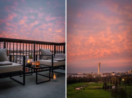 Balkong eller utsiktsbild