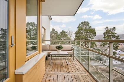 Balkong eller utsiktsbild