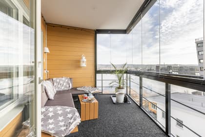 Balkong eller utsiktsbild