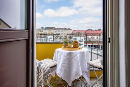 Balkong eller utsiktsbild