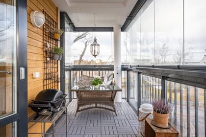 Balkong eller utsiktsbild