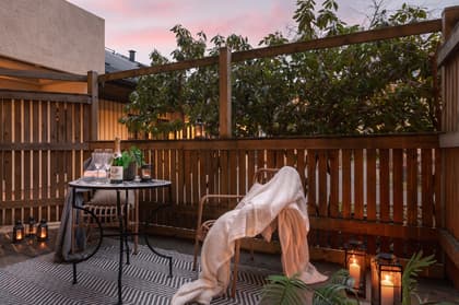 Balkong eller utsiktsbild