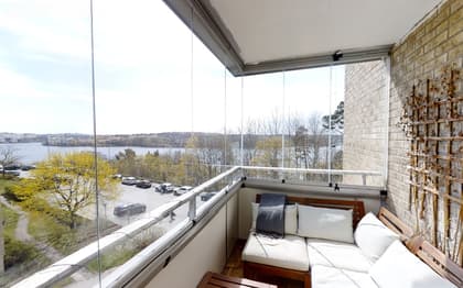 Balkong eller utsiktsbild