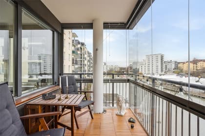 Balkong eller utsiktsbild