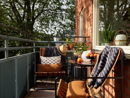 Balkong eller utsiktsbild