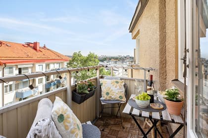 Balkong eller utsiktsbild