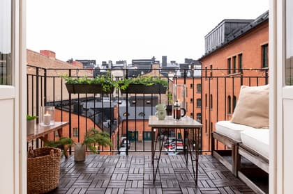 Balkong eller utsiktsbild