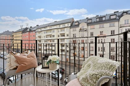 Balkong eller utsiktsbild