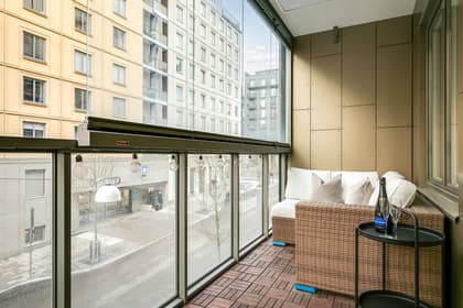 Balkong eller utsiktsbild