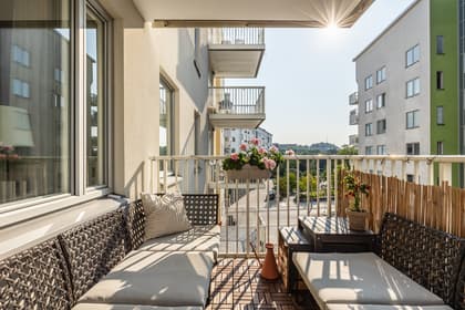 Balkong eller utsiktsbild