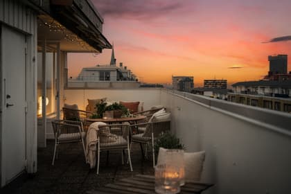 Balkong eller utsiktsbild