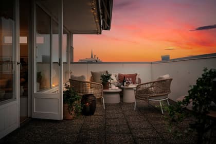 Balkong eller utsiktsbild