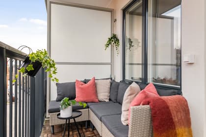 Balkong eller utsiktsbild