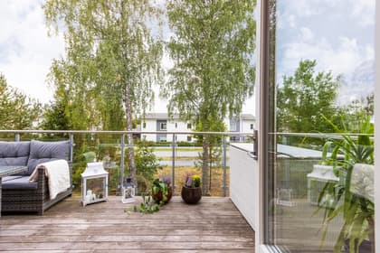 Balkong eller utsiktsbild