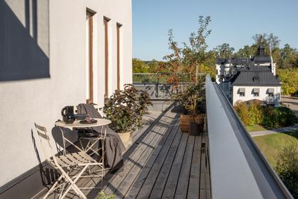 Balkong eller utsiktsbild