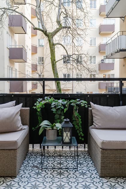 Balkong eller utsiktsbild