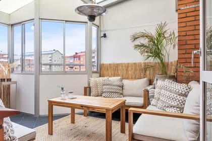 Balkong eller utsiktsbild