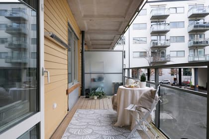 Balkong eller utsiktsbild