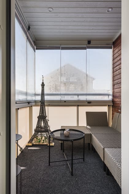 Balkong eller utsiktsbild