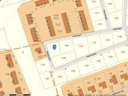 Illustrerad karta över fastigheten eller området