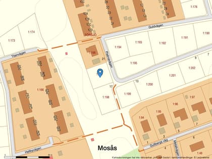 Illustrerad karta över fastigheten eller området