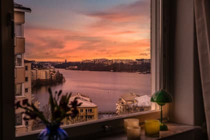 Balkong eller utsiktsbild