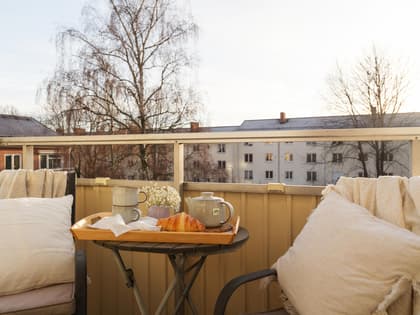 Balkong eller utsiktsbild