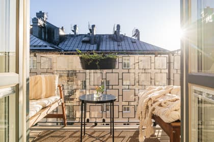 Balkong eller utsiktsbild