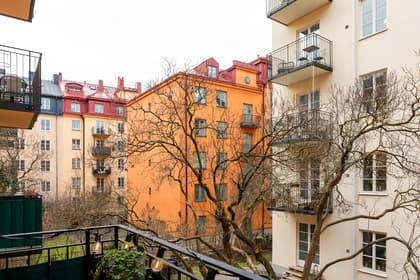 Balkong eller utsiktsbild