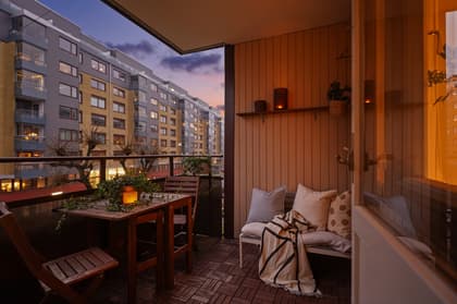 Balkong eller utsiktsbild