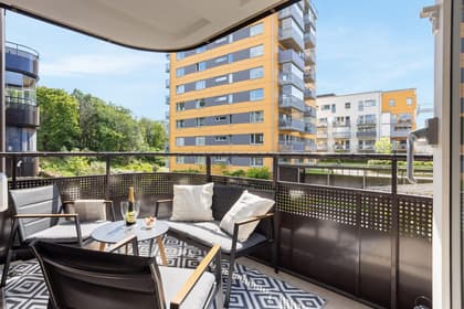 Balkong eller utsiktsbild