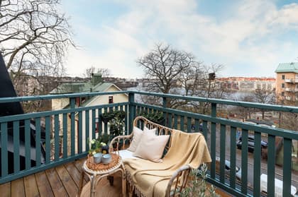 Balkong eller utsiktsbild