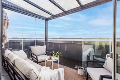 Balkong eller utsiktsbild