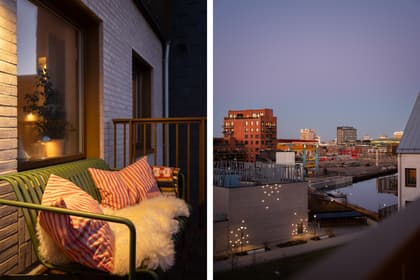 Balkong eller utsiktsbild