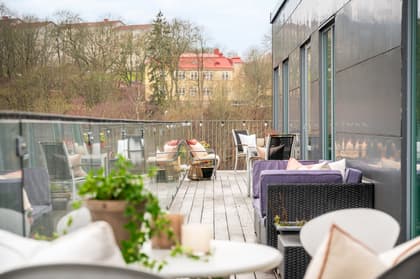 Balkong eller utsiktsbild